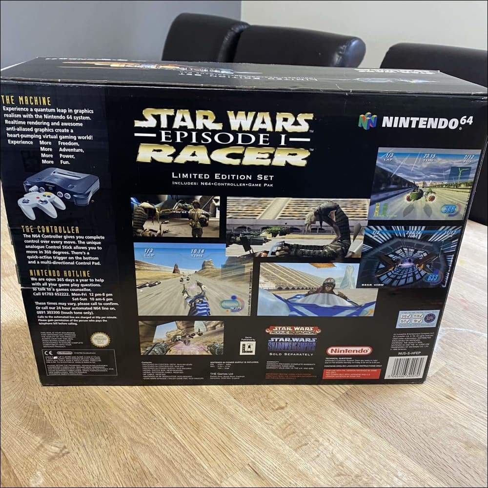 Buy N64 console boxed Star Wars racer limited edition -@ 8BitBeyond Buy N64 console boxed Star Wars racer limited edition -@ 8BitBeyond